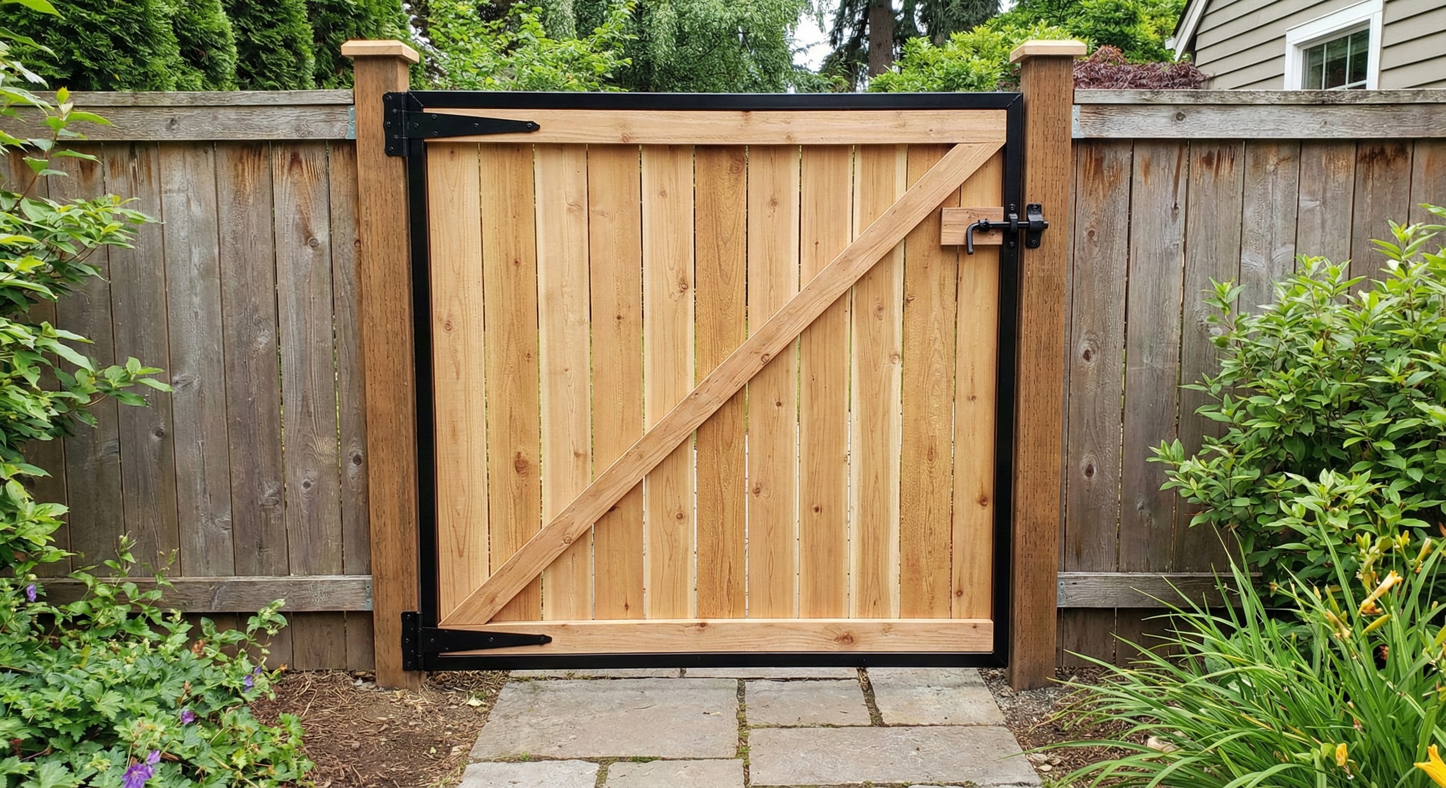 Cedar Privacy Fence Gate