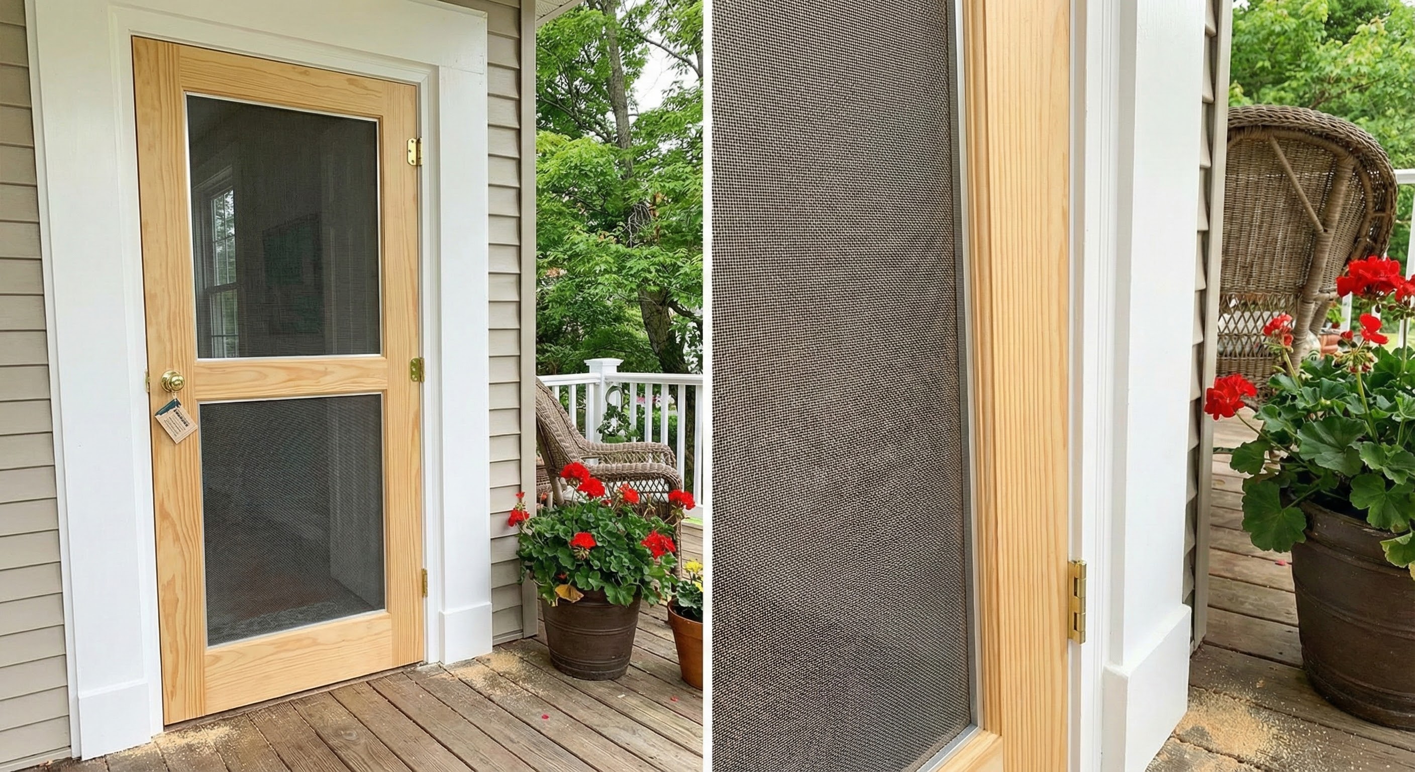 Screen Door Installation